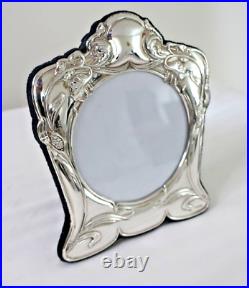 Rare Big 9.5 Gorham Sterling Silver Picture Frame Ornate Repousse Cherubs 925