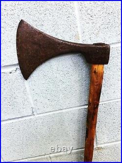Rare Big Antique French Axe Executioners Execution Style