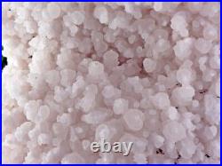 Rare Big Fluorescent Calcite cover with Chalcedony, Raw Crystal, Natural Minera