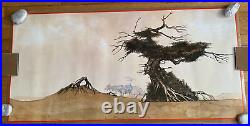 Rare Big O 1976 GA57 Dragon and Tree Original Poster by Roger Dean Poster 39X20