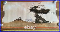 Rare Big O 1976 GA57 Dragon and Tree Original Poster by Roger Dean Poster 39X20