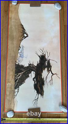 Rare Big O 1976 GA57 Dragon and Tree Original Poster by Roger Dean Poster 39X20