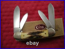 Rare Case Stag 4 Blade Canoe Big Chief Knife Never Used In Box #54131 Ss