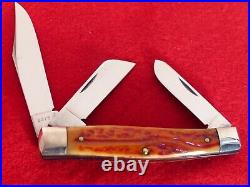 Rare Case XX USA 1965-69 mint second cut stag 5275 big stockman knife