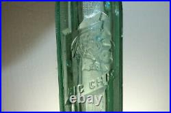 Rare! Cleveland Miss Big Chief Soda Bottle 7 Oz Art Deco Coca Cola Bottling Co