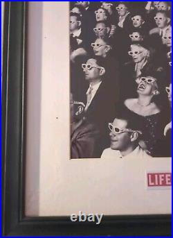 Rare Collectible The Third Dimension 1952 Framed LIFE Photo E. J. Eyerman