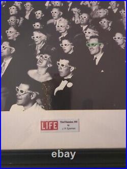 Rare Collectible The Third Dimension 1952 Framed LIFE Photo E. J. Eyerman