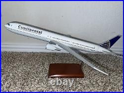 Rare Continental Boeing 767-400, registration N66051 Desk Model BIG Damaged
