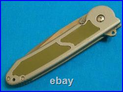 Rare Crkt Columbia River Carson M18-04 Big Folding Survival Bowie Knife Utility