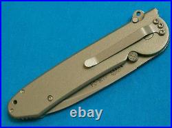 Rare Crkt Columbia River Carson M18-04 Big Folding Survival Bowie Knife Utility