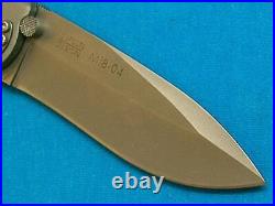 Rare Crkt Columbia River Carson M18-04 Big Folding Survival Bowie Knife Utility