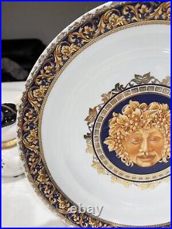 Rare Depos T. Limoges Bacchus Porcelain 24K Big Serving 11 Plate