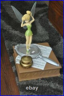 Rare Disney 2007 Tinkerbell On Mirror Large Musical Big Figure New In Box