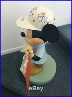 Rare Disney Disneyland 50th Anniversary Mickey Mouse Big Fig Figure Statue