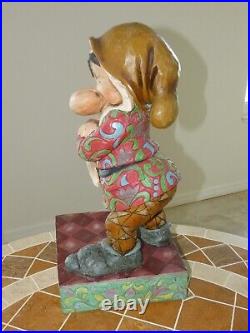 Rare Disney JIM SHORE Grumpy 23 Big Fig Statue It's All About The Attitude