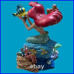 Rare Disney Parks Costa Alavezos Ariel Little Mermaid & Friends Med Big Figurine