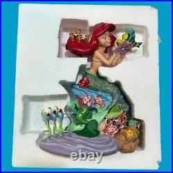 Rare Disney Parks Costa Alavezos Ariel Little Mermaid & Friends Med Big Figurine