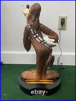 Rare Disney Star Wars Weekends 2009 Goofy As Chewbacca Chewy Big Fig 18 Le 600