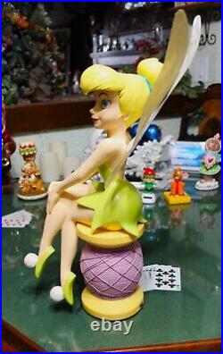 Rare Disney Tinker Bell Big Fig Statue With Fiber Optic Wings Limited Edition