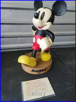 Rare Disney's RED PANTS Mickey Mouse Big Figure Fig PUPPY LOVE