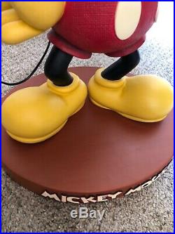 Rare Disneyland Magical Big Fig Figurine Mickey Mouse Richard Sznerch 18.5