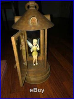 Rare Disneyland Park Big Figurine Tinkerbell inside Hook's Lantern Replica