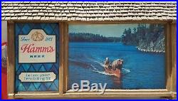 Rare Find! A Vintage 1960's Hamm's Beer Scene-O-Rama Sign withGrizzly Adams & Big