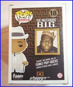 Rare! Funko Pop! Rocks #18 NOTORIOUS B. I. G. Vaulted Grail OG