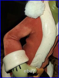 Rare Hard To Find Disney Santa Goofy Big Fig Figurine