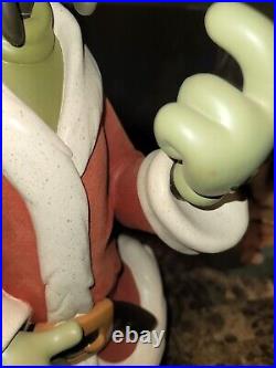 Rare Hard To Find Disney Santa Goofy Big Fig Figurine