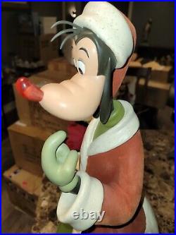 Rare Hard To Find Disney Santa Goofy Big Fig Figurine