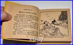 Rare High Gradedisney 1933 Mickey Mouse #717 Whitman 1st Big Little Book-unread