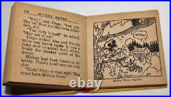 Rare High Gradedisney 1933 Mickey Mouse #717 Whitman 1st Big Little Book-unread