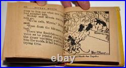 Rare High Gradedisney 1933 Mickey Mouse #717 Whitman 1st Big Little Book-unread