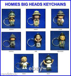 Rare Homies Big Heads Keychain Mini Figure Collection Backpack Pull You Pick One