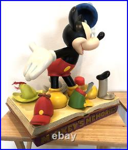 Rare Htf Disney Mickey's Memories Big Fig 22 Figurine Statue Read About Issues