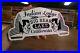 Rare Indian Lodge Big Bear Lake California Porcelain Metal Topper Sign Ford Gas