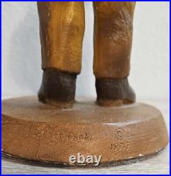 Rare Intact Vintage John Wayne 1979 Esco 19 Tall Chalkware Statue