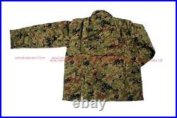 Rare Japan JGSDF Flecktarn Woodland Camo Uniform Summer Ripstop BDU Big Size MR