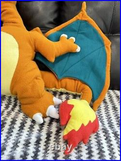 Rare Jumbo Pokemon Charizard 30 Plush Walmart VTG Big Vintage Bonus Charmander