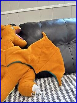 Rare Jumbo Pokemon Charizard 30 Plush Walmart VTG Big Vintage Bonus Charmander