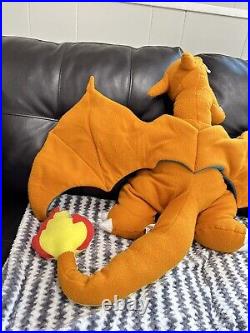 Rare Jumbo Pokemon Charizard 30 Plush Walmart VTG Big Vintage Bonus Charmander