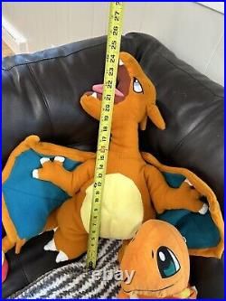 Rare Jumbo Pokemon Charizard 30 Plush Walmart VTG Big Vintage Bonus Charmander