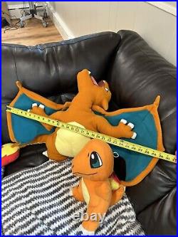 Rare Jumbo Pokemon Charizard 30 Plush Walmart VTG Big Vintage Bonus Charmander