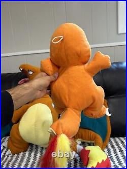 Rare Jumbo Pokemon Charizard 30 Plush Walmart VTG Big Vintage Bonus Charmander