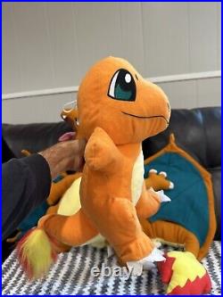 Rare Jumbo Pokemon Charizard 30 Plush Walmart VTG Big Vintage Bonus Charmander