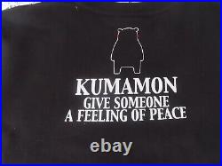 Rare Kumamon Sweatshirt Kumamon Big Logo Spellout Kumamoto Japan Rescue Bear L