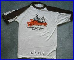 Rare NEW Vintage 1980 Big Thunder Mtn Opening Walt Disney World Ringer TShirt XL