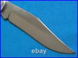Rare Nm Vintage Wenoka 4598 Japan Big Lockback Folding Hunter Bowie Knife Knives