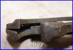 Rare No 3 ECK Schwede German snap pipe wrench & big swivel head collectible tool